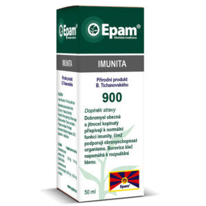 Epam 900 – Imunita Lahvička Epam 900 Imunita, 50 ml, extra silný bylinný výluh pro intenzivní podporu imunity.