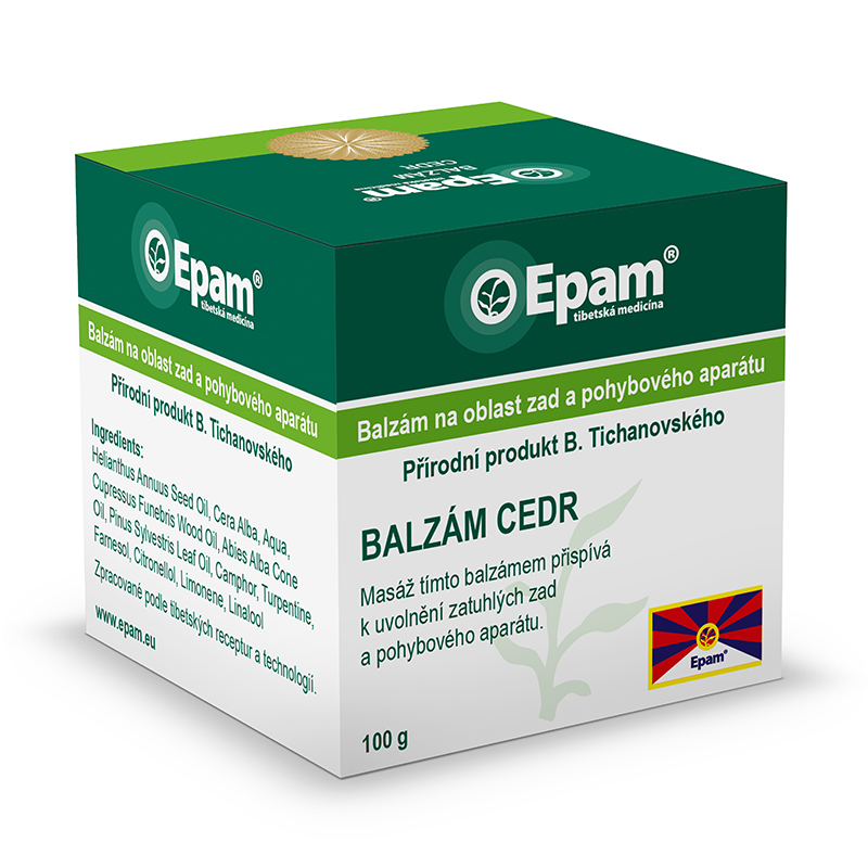 Cedr - na oblast zad a pohybového aparátu - balzám Epam 100 g