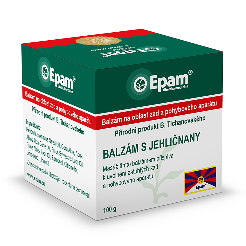 Mit Nadelbäumen - Balsam Epam - für Rücken und Bewegungsapparat 100g