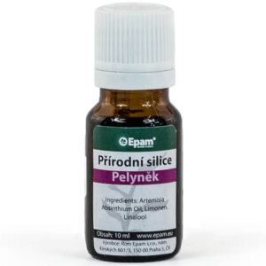 Pelyněk tavričeskij Lahvička 100% přírodní silice Pelyněk tavričeskij Epam, 10 ml, hořká vůně pro podporu trávení a při psychické únavě.