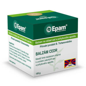 Balzám Cedrový Kelímek Balzám Cedrový EPAM, 100 g, prokrvení a uvolnění svalů, pomoc při kožních potížích.